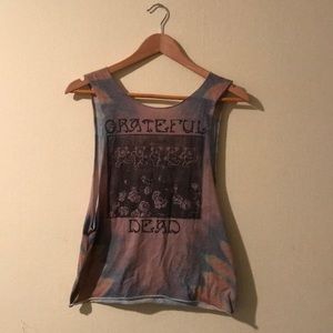 Grateful Dead Tiedye Laced back Tank top